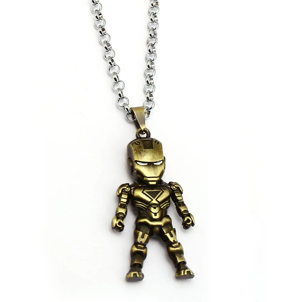Buy The Avengers Iron Man Necklace Vintage Metal