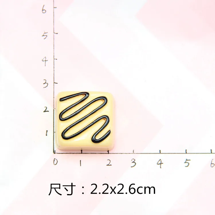 RS002(5), полимерные Стразы плоские с оборота поддельные моделирование шоколадное печенье бусины для самостоятельного изготовления украшений ремесло скрапбук кабошон счастливая сумка DIY чехол для телефона Красота