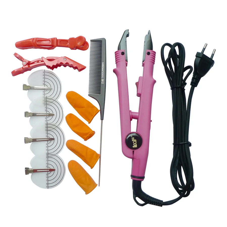 набор для наращивания волос. аппарат для наращивания волос. инстрементытдля наращивание волос. Loof щипцы для наращивания ультразвуковые. щипцы для горячего наращивания loof professional 611.