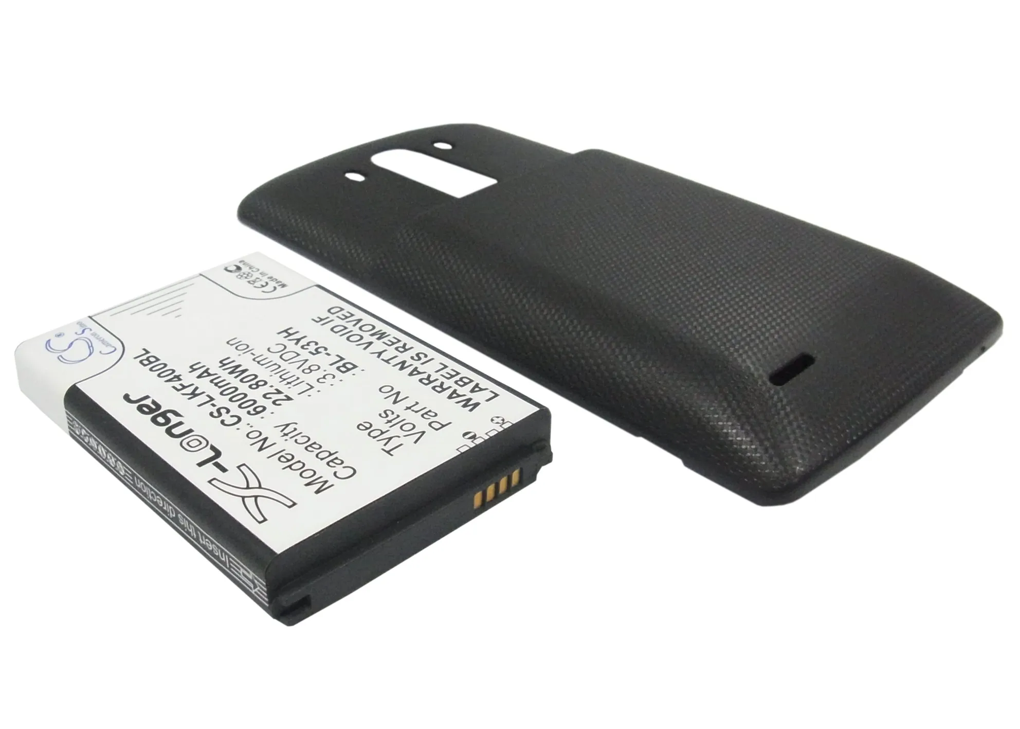 Аккумулятор Cameron Sino на 6000 мАч для LG D830 D850 D851 D855 LTE D855AR D855K D855P F400 G3 LS990 VS985|battery bl-53yh|cameron