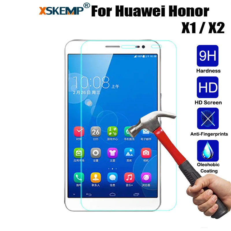 Закаленное стекло для Huawei Honor X1 X2 7 0 дюйма протектор экрана планшета HD