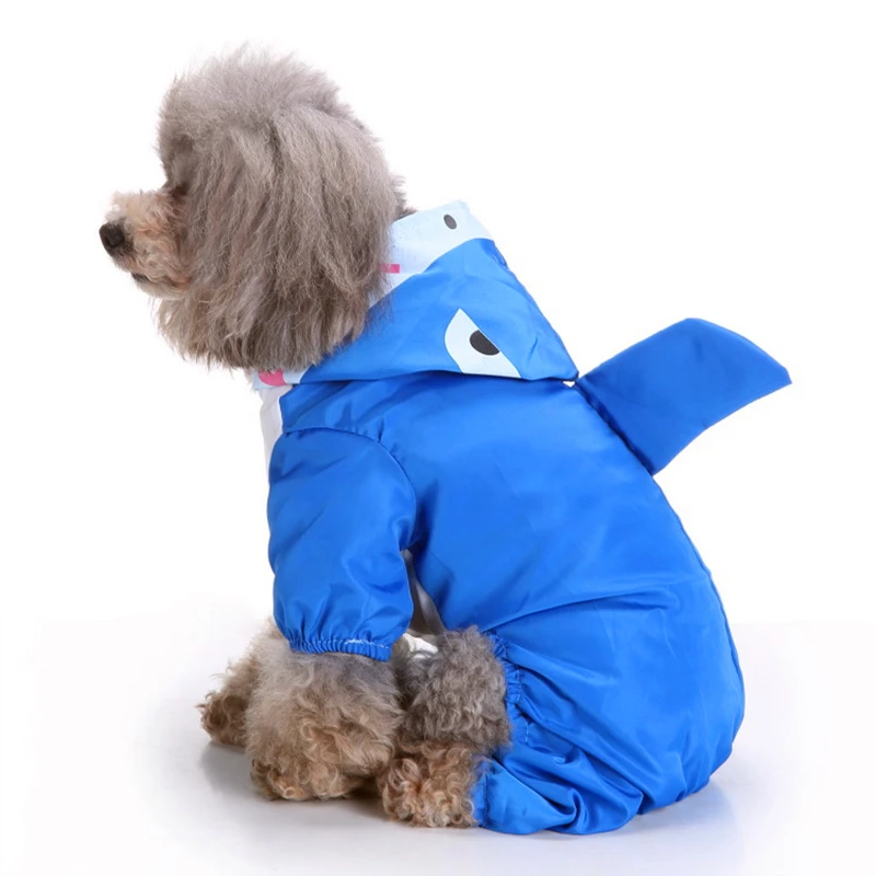 

Hooded Pet Dog Raincoats Waterproof Clothes For Small Dogs Chihuahua Yorkie Dog Raincoat Poncho Puppy Rain Jacket Size XS-XXL
