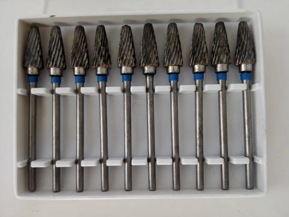 Free Shipping 10Pcs dental HP Carbide Bur Cutters,L Size,dental lab