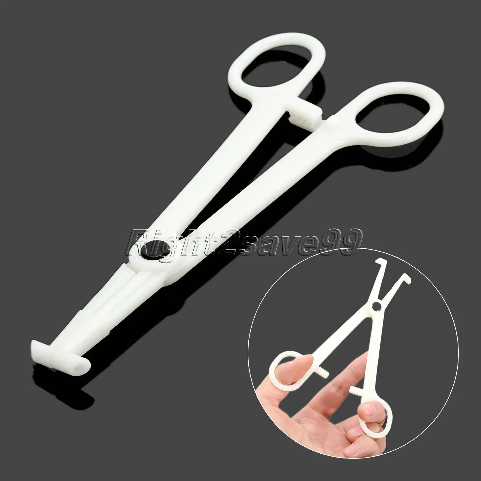 Disposable Ear Lip Navel Nose Tongue Septum Forceps Plier Clamp Tool