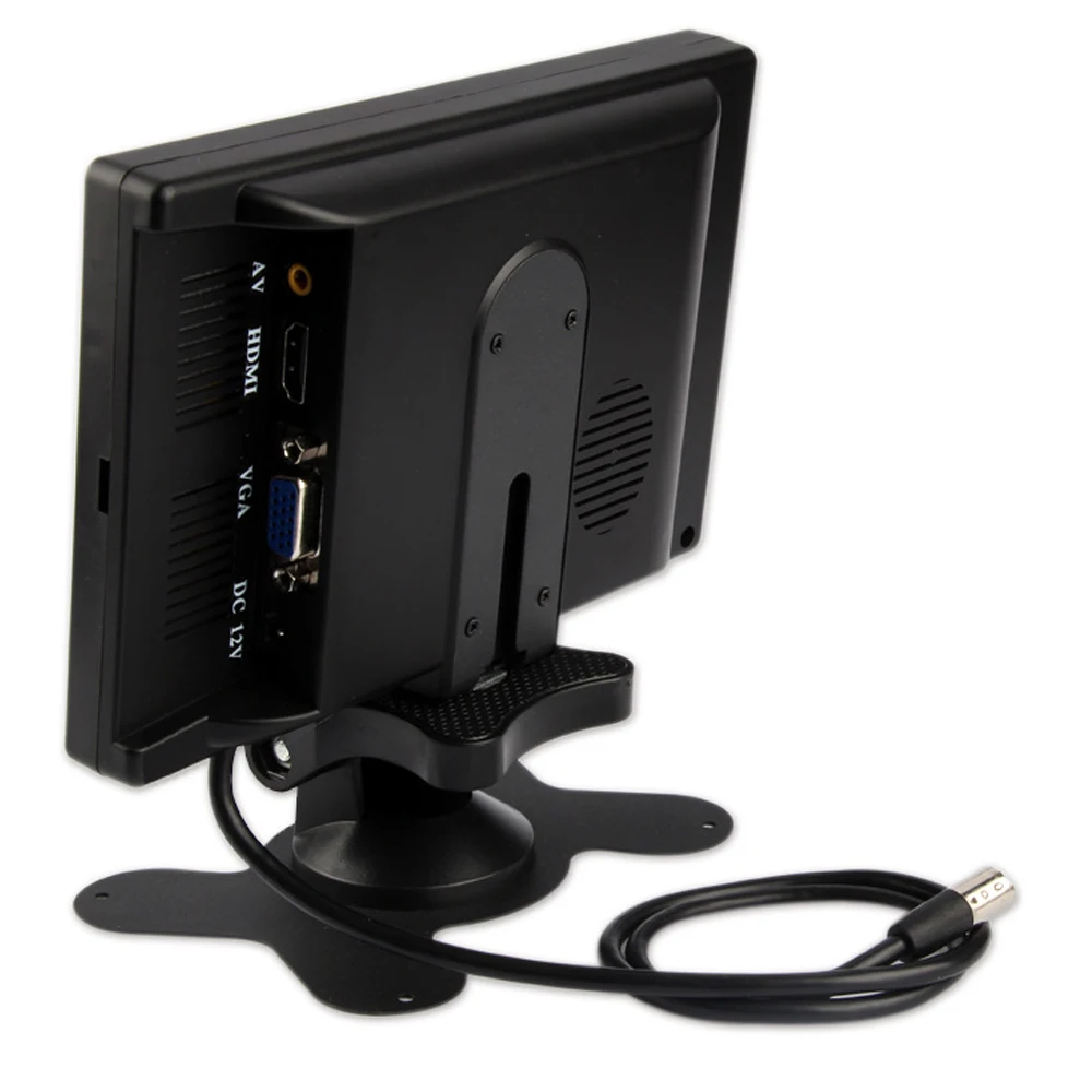 Podofo 7 &quotlcd HD 1024*600 разрешение автомобильный монитор экран заднего обзора HDMI VGA DVD