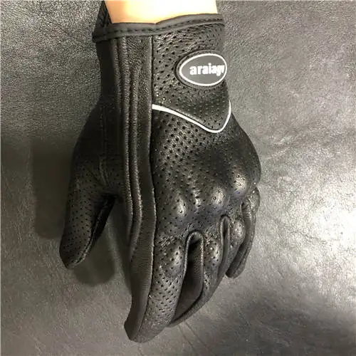araiagv Pursuit  protector  perforated Leather Glove black  4