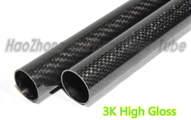 Fibra de Carbono Mate para rc Rolo Envolvido Tubo - Tubulação Eixo 19mm * 16mm 500mm Superfície Quadcopter 19*16 3 k 22 * 500mm superfície mate para rc quadcopter 19*16