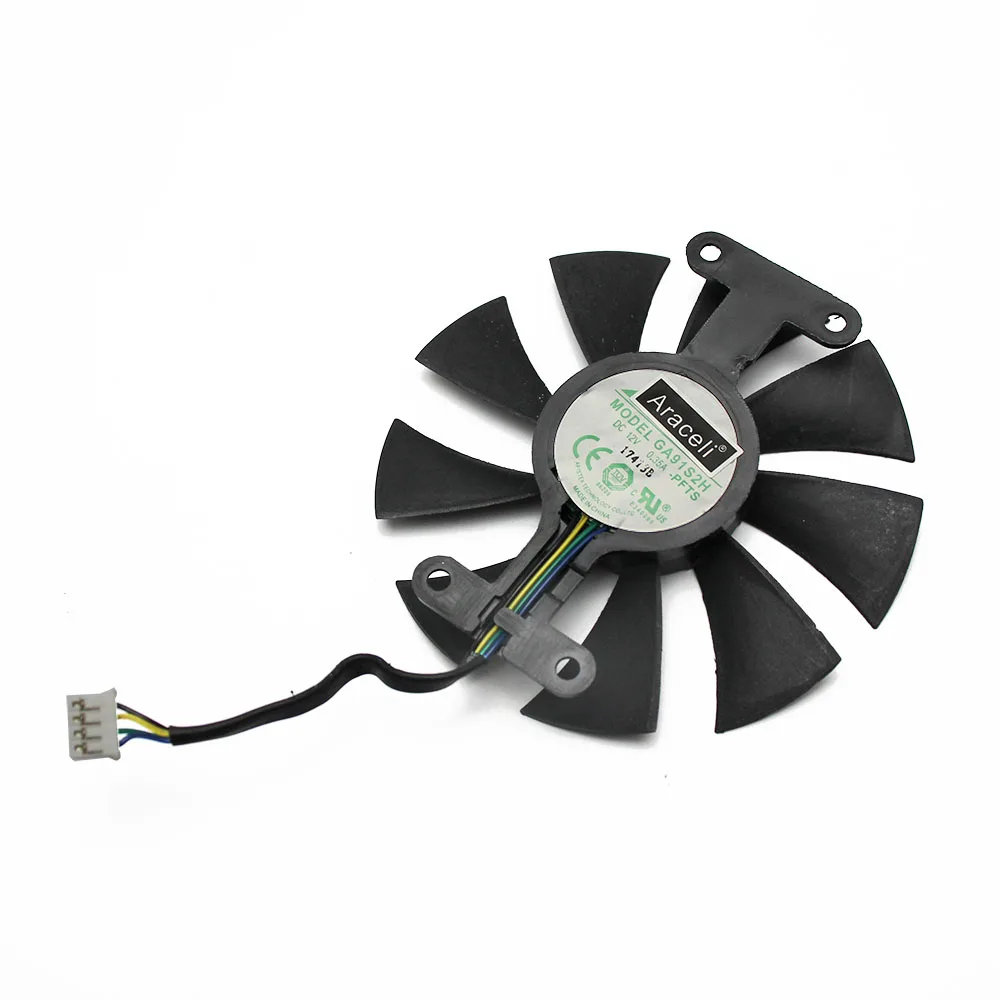 86mm GA91S2H 12V 0.35A 4Pin GTX1060 VGA Fan For ZOTAC GTX 1060-6GD5 X-Gaming Graphics Card Cooler Cooling Fan