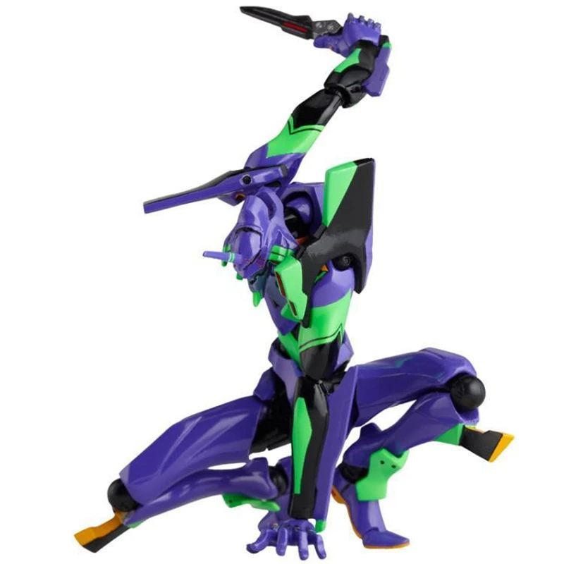 Тинейджеров Revoltech Аска Лэнгли сорью»(Evangelion Evolution EV-001 Тесты Тип-01 с светодиодный светильник ПВХ фигурка Коллекционная модель детские игрушки куклы 16 см