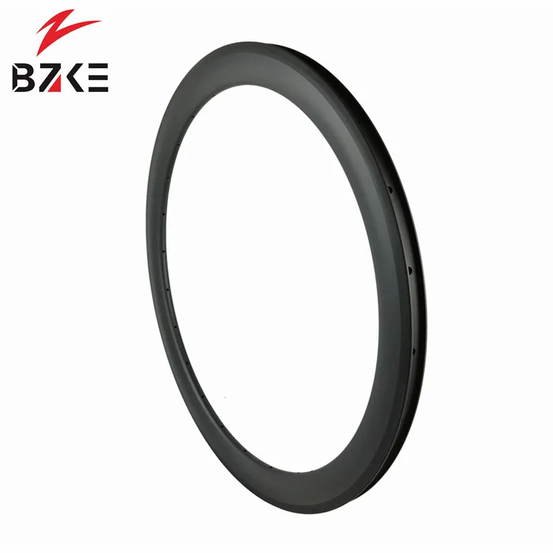 Clearance BZKE carbon rim for road bike 700c carbon road rim 50mm deep 25mm width chincher or tubeless racing bicycle rims UD 3K finish 1