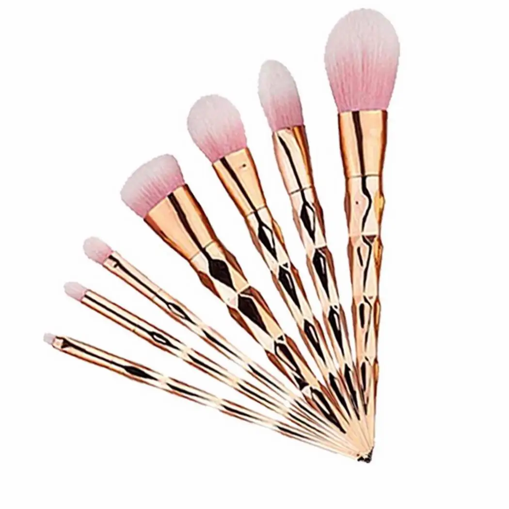 

7Pcs Makeup Brushes Set Powder Foundation Eye Shadow Blush Blending Cosmetics Beauty Make Up Brush Kits