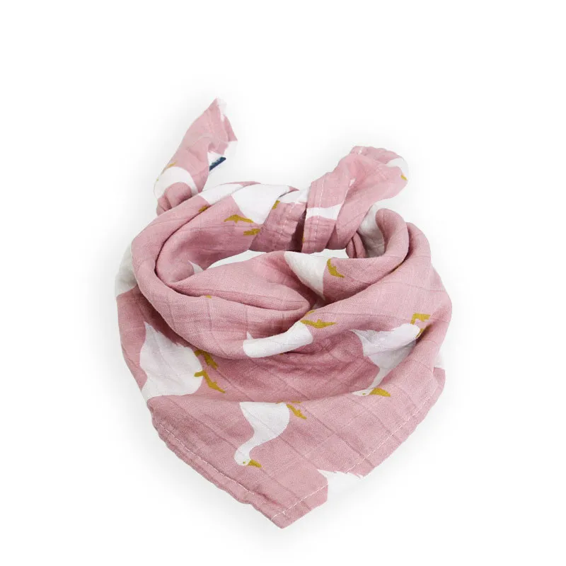 1 шт. 60x60 см муслиновый хлопок детское одеяло для новорожденных, детский комбинезон, прокладочная салфетка 2 Слои газовое Полотенца Детские шарф платок Рождественский подарок