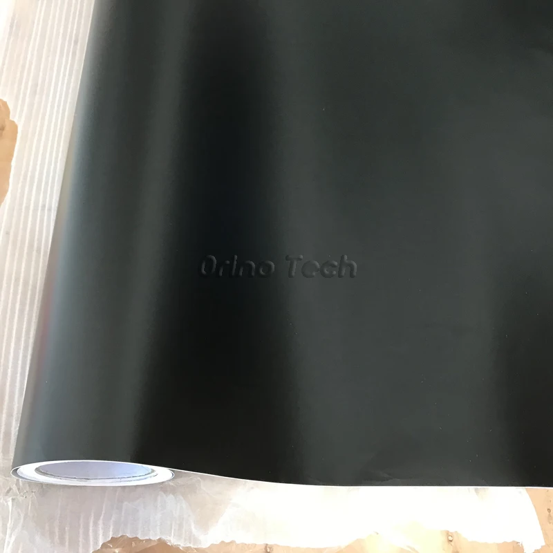 Black Ice Satin Metallic Film Viny Wrap-1