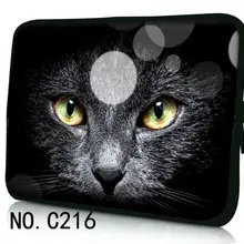 Черная кошка кейс для ноутбука рукав Водонепроницаемый сумка чехол Сумки из натуральной кожи для 7, 10, 12, 13, 14, 15 лет, 15,6 17 дюймовый лэптоп планшет
