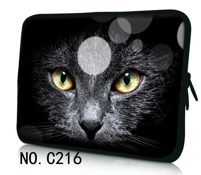 Black Cat Laptop Notebook Case Sleeve Waterproof Bag Pouch Cover