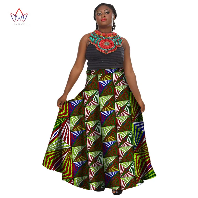 Лето 2017 г. женская одежда Африканский принт юбки длинные Африканский юбка пят юбка более Размеры 6XL женская одежда BRW WY415