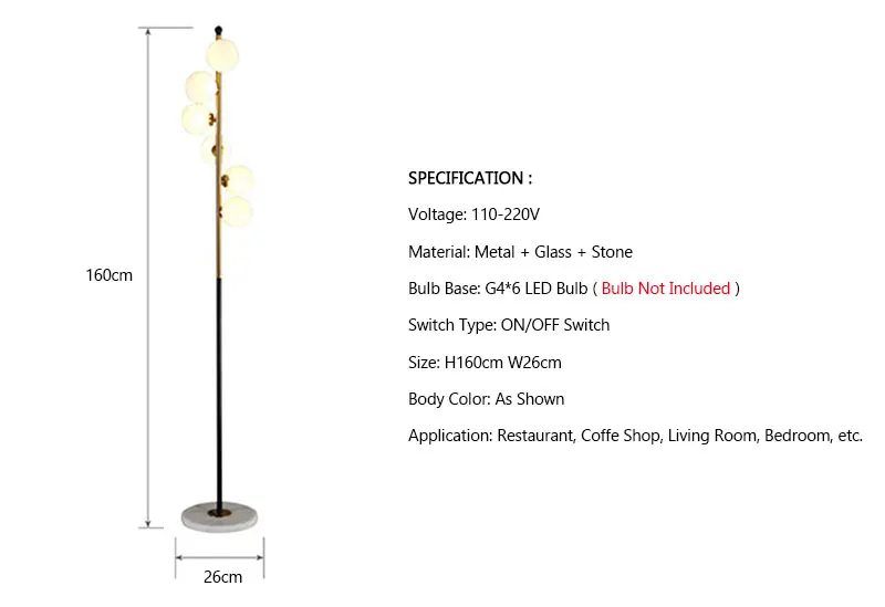 Nordic LED Living Room Floor Lamps Personality Creative Standing Light Post-modern Study Simple Bedside Lamp (10)