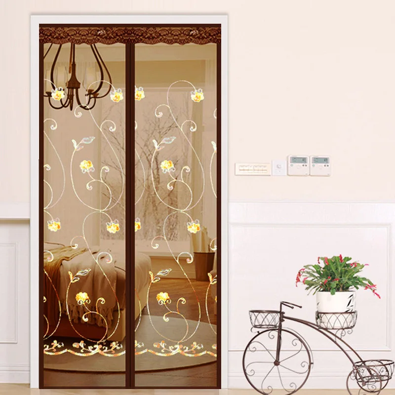 

Magnetic Mesh Net Anti Mosquito Curtain Automatic Closing Door Screen Kitchen Curtain TT-best