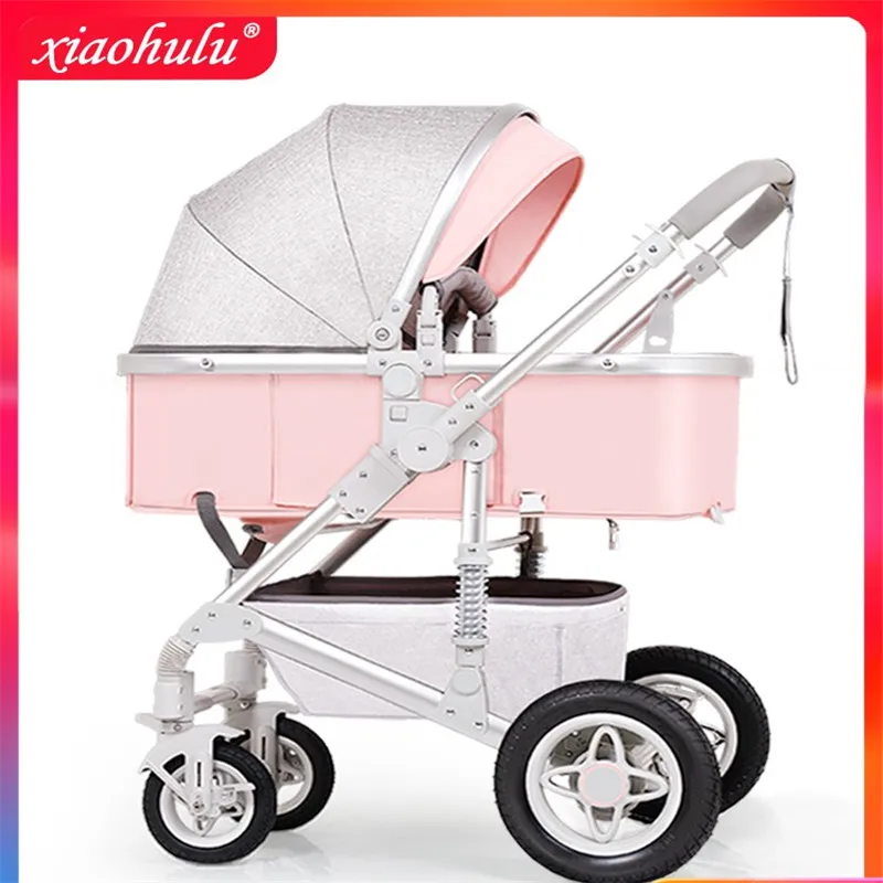 

Brand baby stroller high landscape trolley newborn folding strollers light folding shock bb umbrella stroller cart