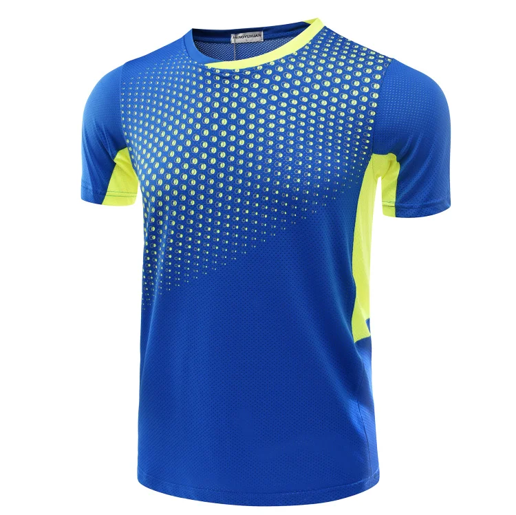 Теннисная футболка с бесплатной печатью для мужчин/женщин, футболка для настольного тенниса, теннисная футболка для женщин/мужчин, Спортивная футболка теннисная рубашка 5049