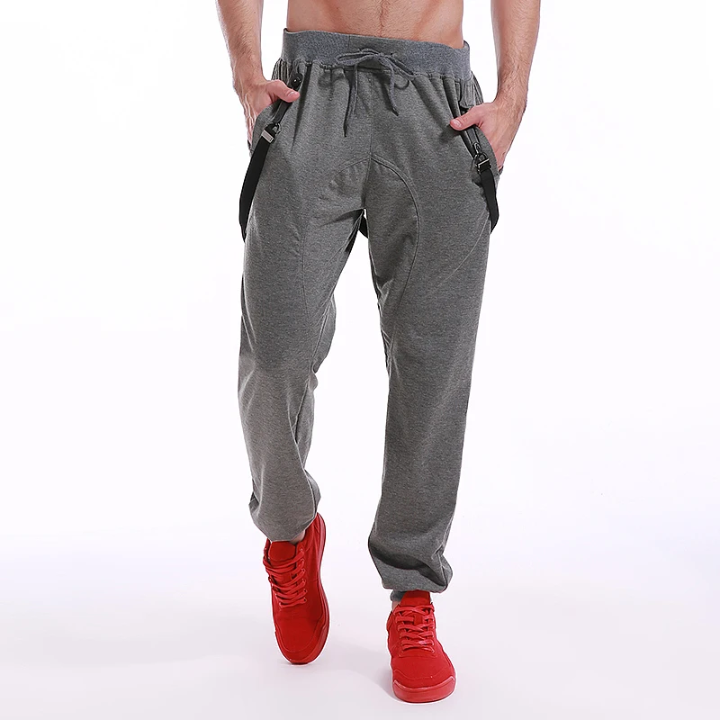 2019 Autumn Mens Sweatpants Casual Loose Bodybuilding Workout Pants