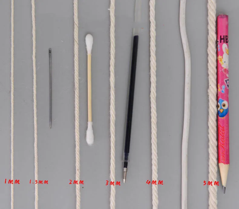 Meetee 1-5 мм натуральный бежевый хлопок витой макраме шнур плетение из веревок DIY цепочка ручной работы настенные вешалки шнур веревка текстильный Декор для дома