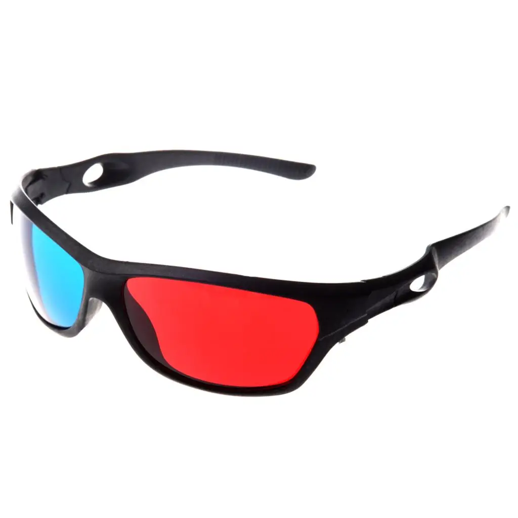 EDT-красный и синий голубой анаглиф простой стиль 3D очки 3D фильм игра-Дополнительное обновление