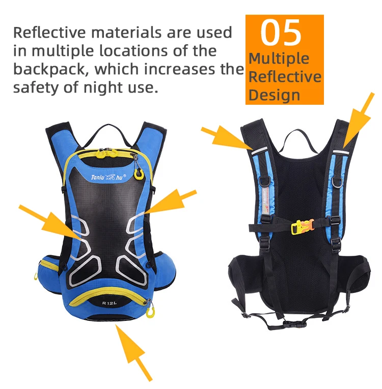 Sale TANLUHU Waterproof Bicycle Bags Cycling Backpack Breathable 12L Ultralight Bike Water Bag outdoor sport Climbing Hydration pack 10