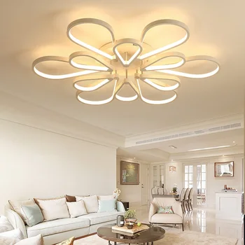 

Ring Petals Post Modern Art LED Ceiling Lights Living room bedroom study restaurant aisle ceiling lamp