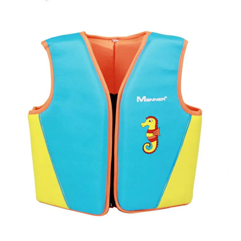 MANNER children's buoyant vest swimming and thick vest snorkel cross