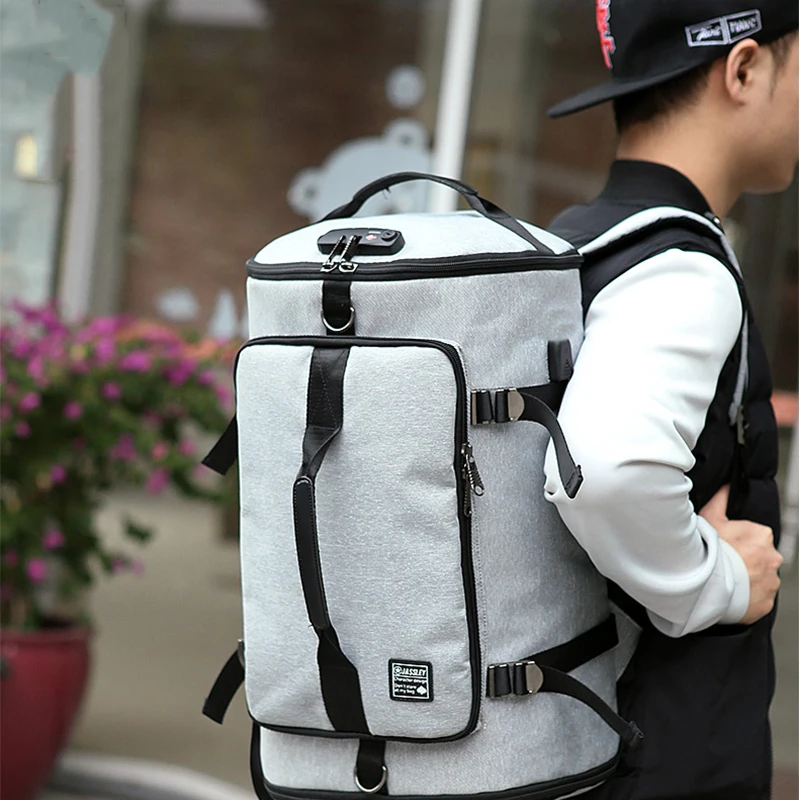 Outdoor Sport Gym Bags Travel Duffle Bag Men Women Hiking Cycling Waterproof Anti-Theft Backpack USB Charging Laptop Backpacks (1)