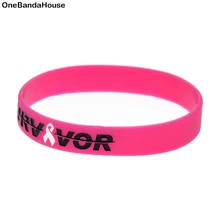 OneBandaHouse, 1 шт., браслет против рака, силиконовый браслет, медицинский декоративный браслет