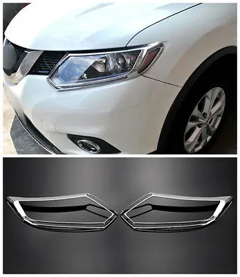 Хромированная передняя фара ABS для Nissan Rogue / X Trail 2014 2016|Хромирование| |