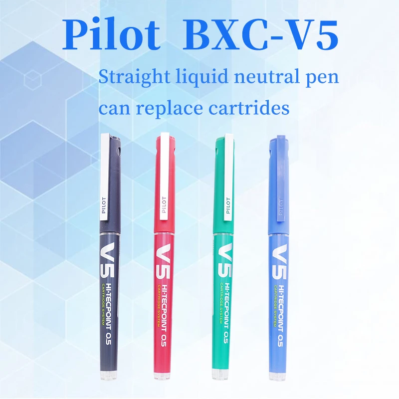 Pilot Japan BXC-V5/V7 0,5 мм/0,7 мм гелевая ручка S может заменить чернильный картридж иглы Экстра Fine oint жидкие чернила HI-TECPOIN