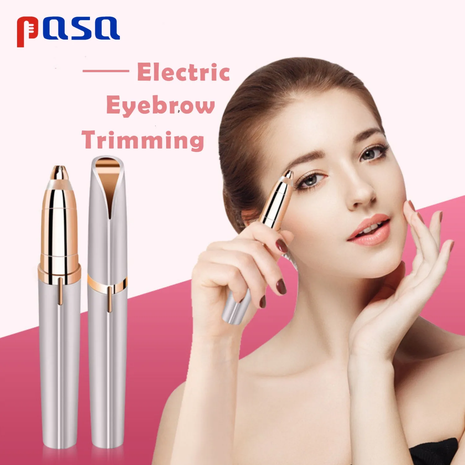 

Electric Eyebrow Trimmer/Face Eyebrow Hair Remover /Mini Eyebrow Shaver Razor/ Instant Painless Portable Epilator
