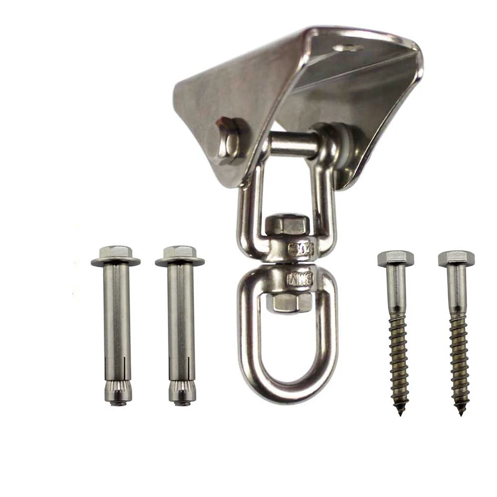 

Hammock Swing Chair Hook Stainless Steel Hammock Fixed Accessories Swing Fixed Disk Rotatable Hanging Kit For Indoor/Outdoor