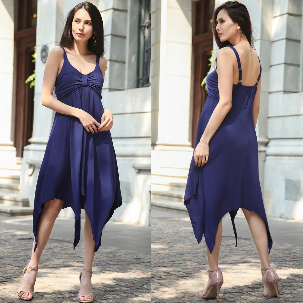 

MILLYN European irregular women's boutique dress 2017 spring summer dress Casual Female Clothing Evening Party Midi Dress