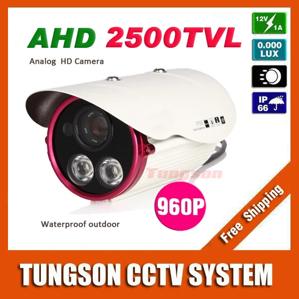 

New Product HD ahd Video Surveillance 2500TVL Waterproof Outdoor 2*Array infrared Security 1.40MP 1280*960P CCTV Camera