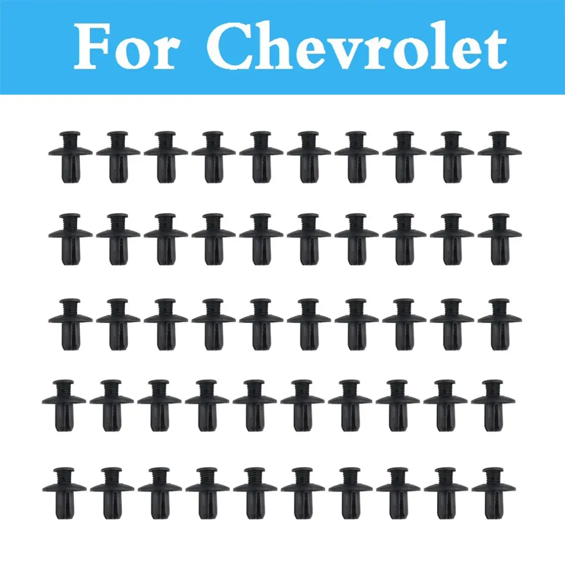 

8mm Car Plastic Rivet Fasteners Bumper Mudguard Expansion Clips For Chevrolet Aveo Blazer Camaro Cavalier