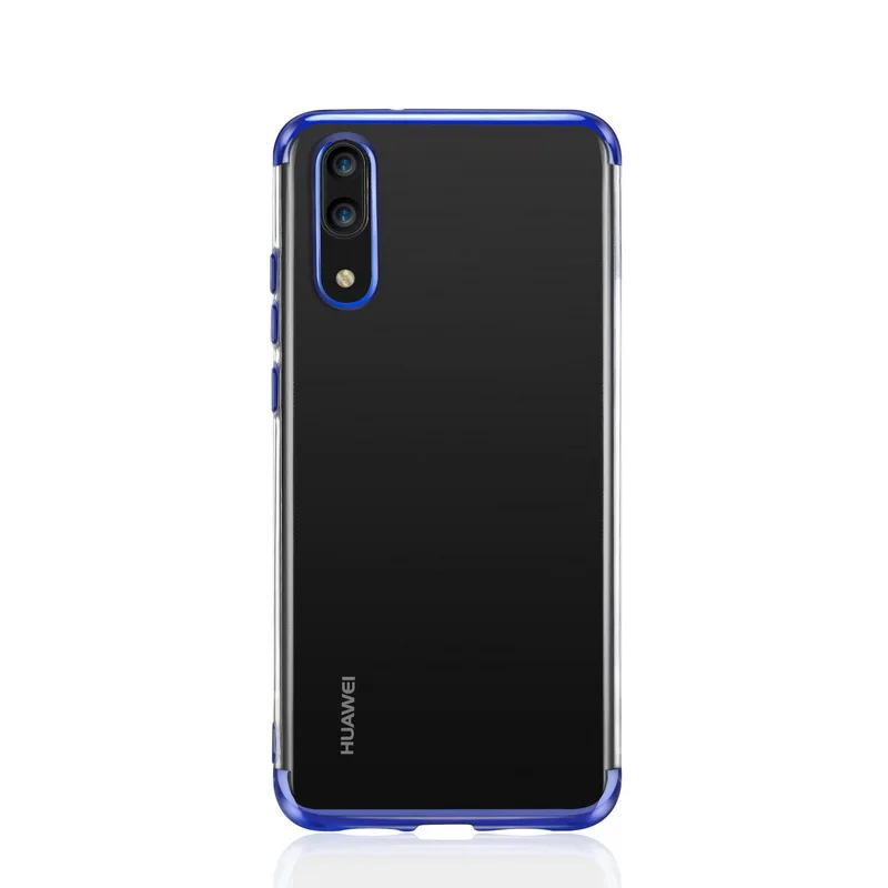 

Luxury Plating TPU Phone Case on for Huawei Y6 2018 P9 Plus Nova 3 3i Mate 20 Lite RS Honor 7A 9i 8X Max 8C Soft Silicone Cover