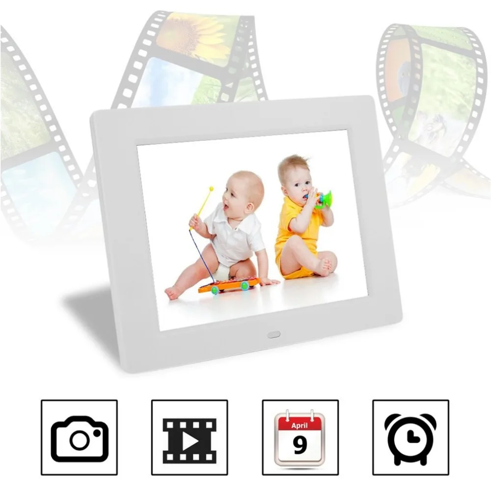 

10 Inch 640*480 Resolution LCD Digital Screen Photo Frame HD Multi-Functional Built-in FLASH Mp3 And Mp4 Player alarm clock
