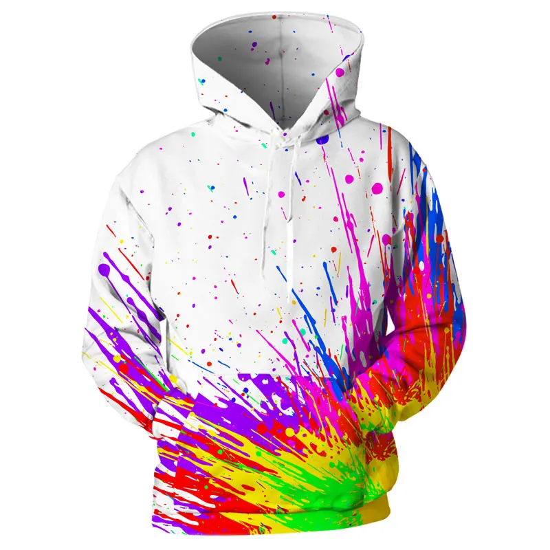 Cloudstyle мужская толстовка с длинным рукавом 3D-принтом в виде узких точек уличная
