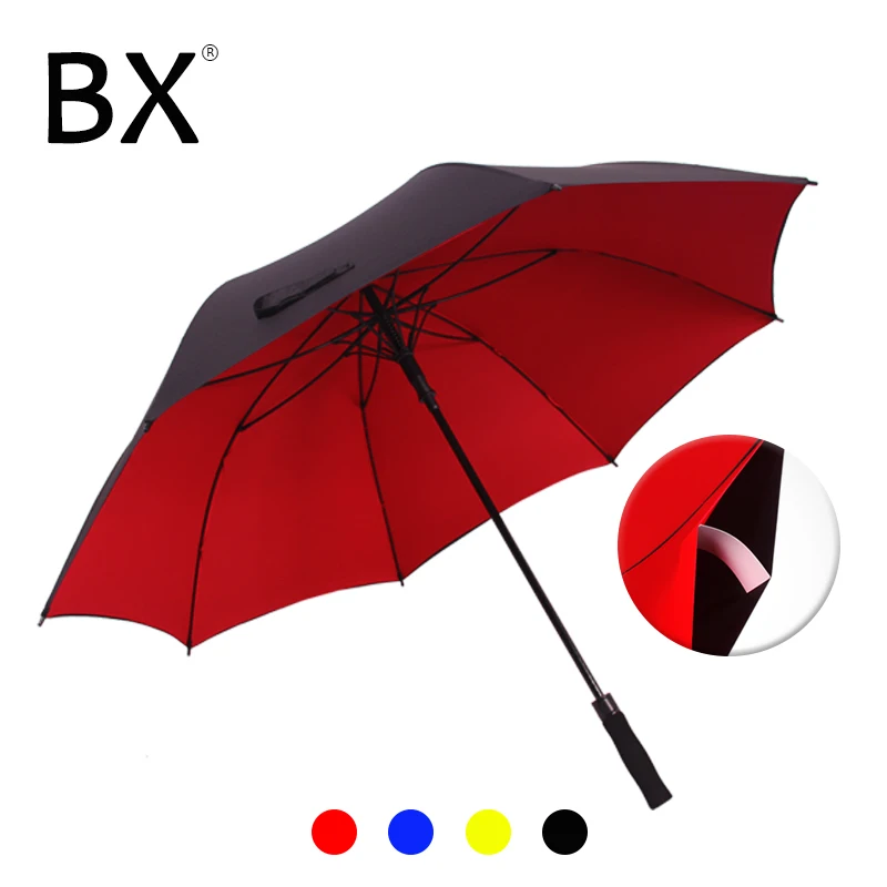 

Bachon 130cm large umbrella male golf rain umbrella windproof double-layer auto-open long handle umbrella female male