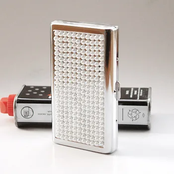 

Lady's Lengthening Pearl Cigarette Personalized Creativity Ultra-thin Automatic Metal Cigarette Holder Gift Cigarette Cases