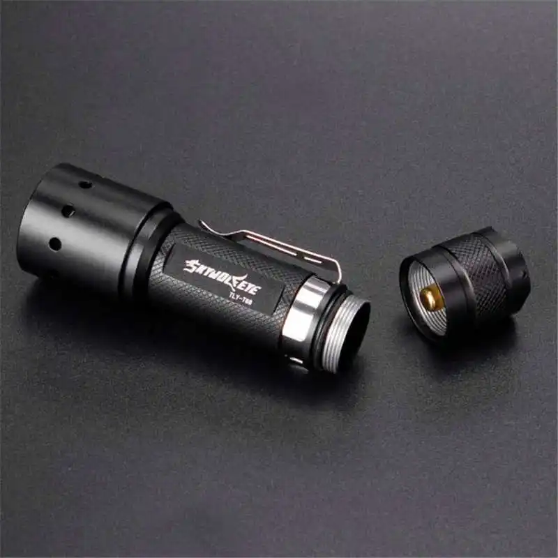 3500LM 18650 XML T6 LED Zoomable Bronze Flashlight Torch Lamp lampada led powerful led flashlight torch flashlight t6 #4S4 (8)