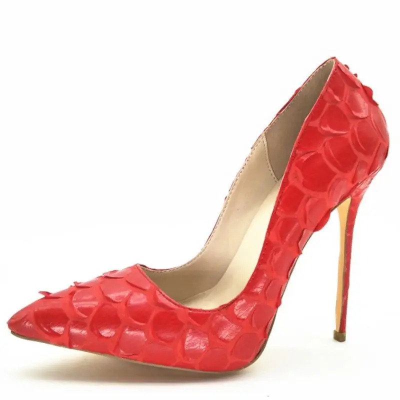 Dedo Tamaño Super Moda Novedad Delgado Mujer Del Señoras 43 Boda Pie Calzado Razamaza De Punta Rojo La 34 Mujeres Tacones Partido Zapatos pxndUw6q