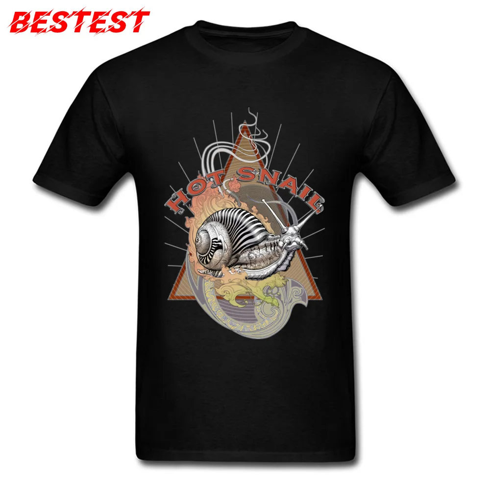 Hot Snail Latest Short Sleeve Family T-shirts 100% Cotton Round Neck Men Tops Shirts Casual T Shirt Lovers Day Hot Snail black