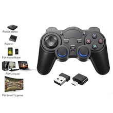 2,4G Bluetooth беспроводной геймпад пк для PS3 tv Box джойстик 2,4G джойстик игровой контроллер пульт дистанционного управления для Xiaomi Android смартфон