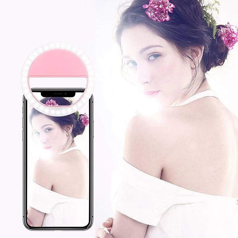 

Portable Mobile Phone Fill Light Flash Led Camera Phone Photography Enhancing Photography for iPhone Samsung Smartphone