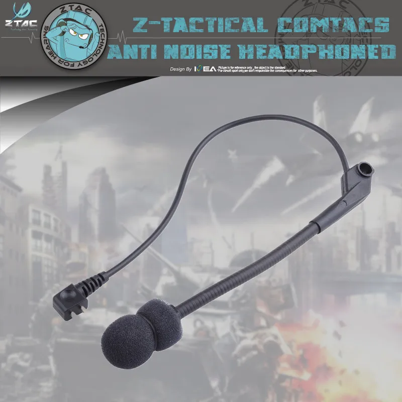 Элемент Airsoft Z040 Z Тактический Mic Запчасти микрофон для Comtac Ii Тактический Talkback Comtac Ii Гарнитура